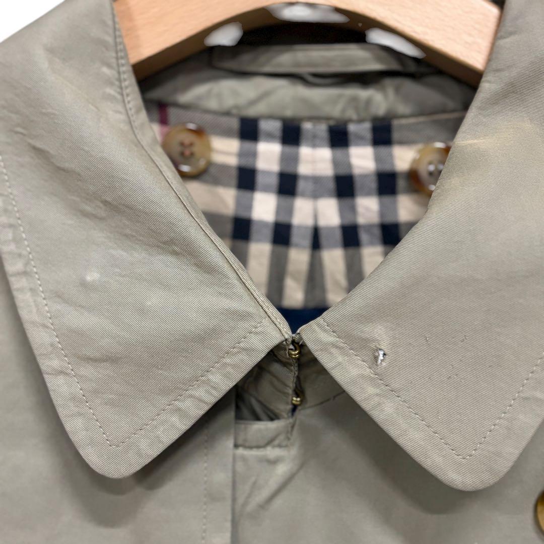 イギリス製 バーバリーロンドン トレンチコート ダブルブレスト カーキ