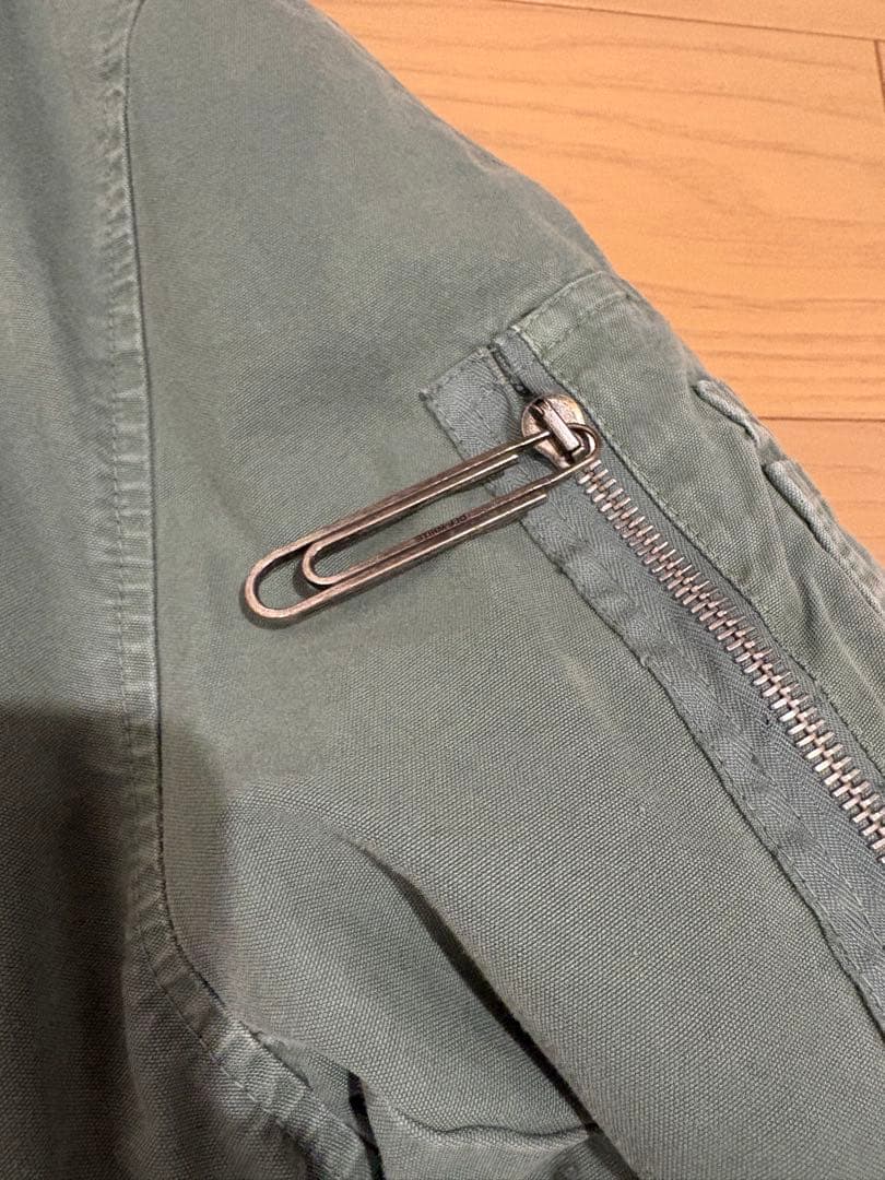 off-white オフホワイト ジャケット XL カーキ MA-1 中綿