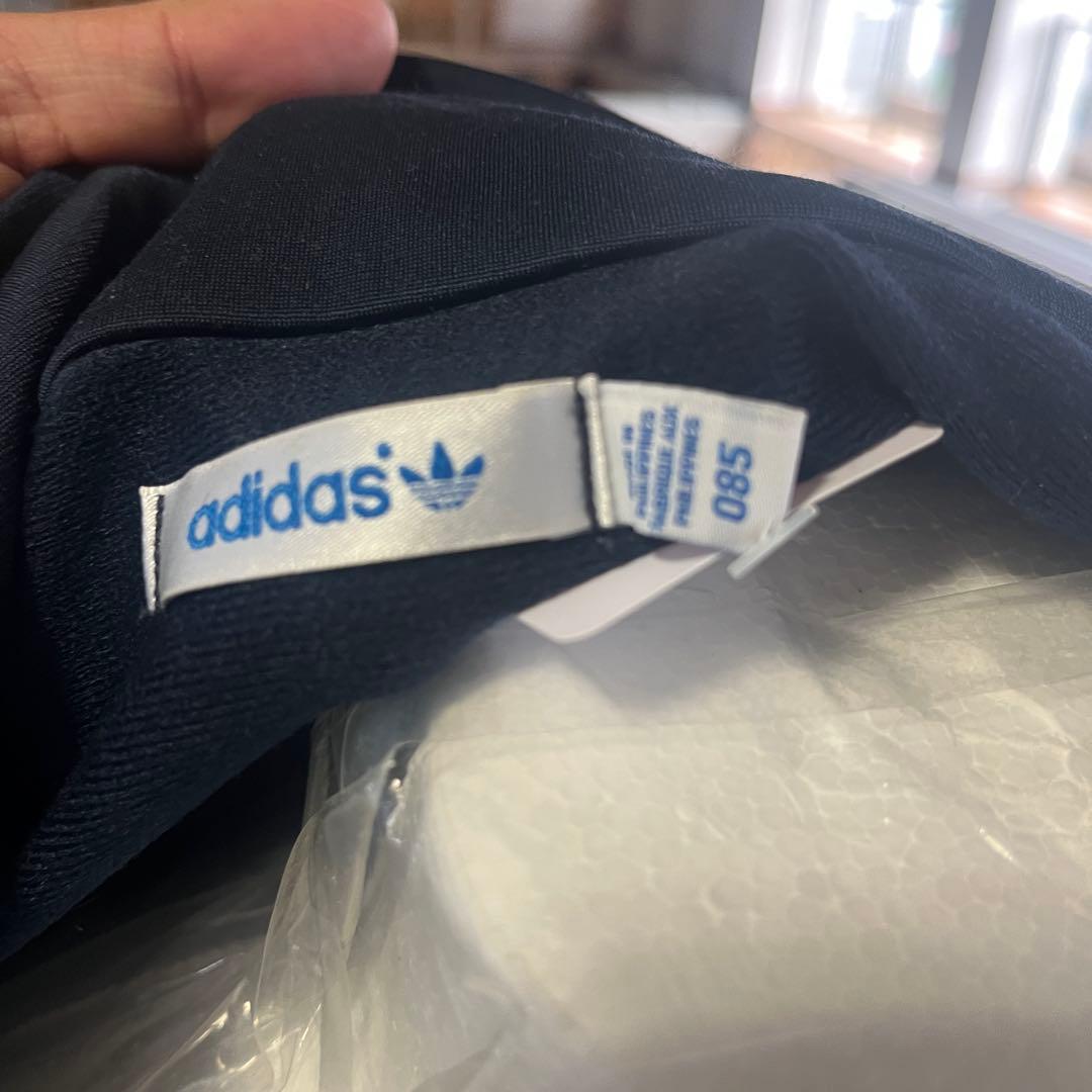 adidas ネイビー レッド　XS トラックジャケット　トレフォイル