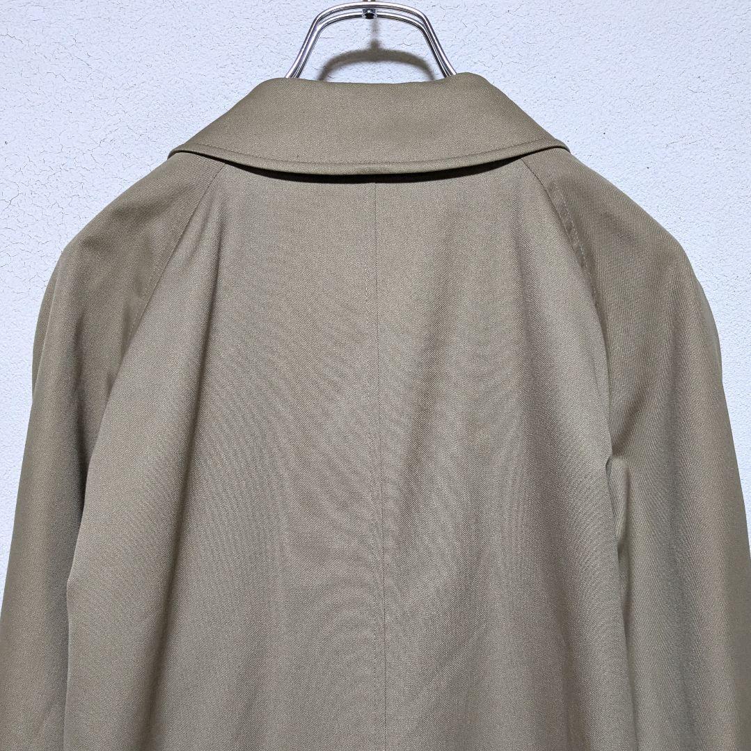 美品 英国製 80s バーバリー ステンカラーコート レディース ウールライナー