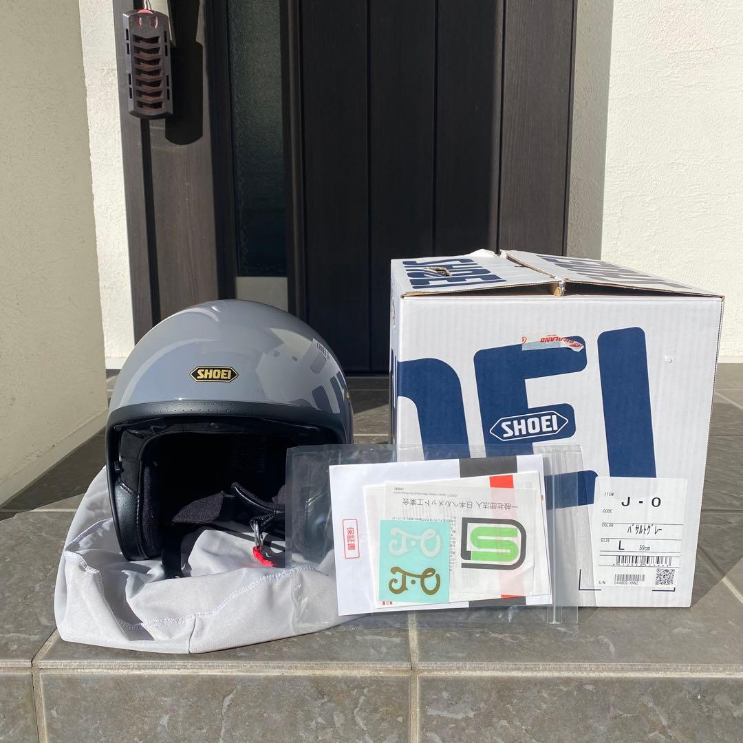 美品　SHOEI J-O バサルトグレー Lサイズ　2022年製