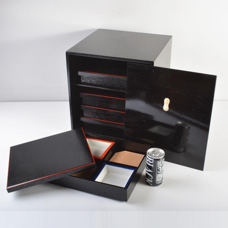 越前塗　松花堂　おもてなし揃　重箱　小皿　五客　N　5463A