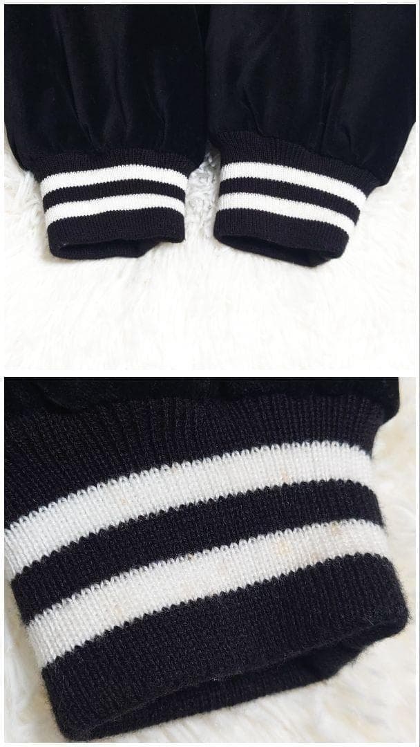 星姫 ド派手 龍 刺繍 ベロア 中綿 スタジャン 別珍 黒 横須賀 キルティング