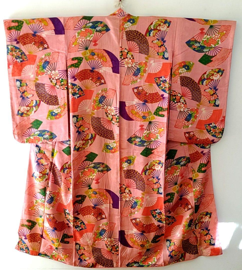 どんこ様用 希少！アンティーク子供着物 ジュニアサイズ 十三参り ハーフ成人式