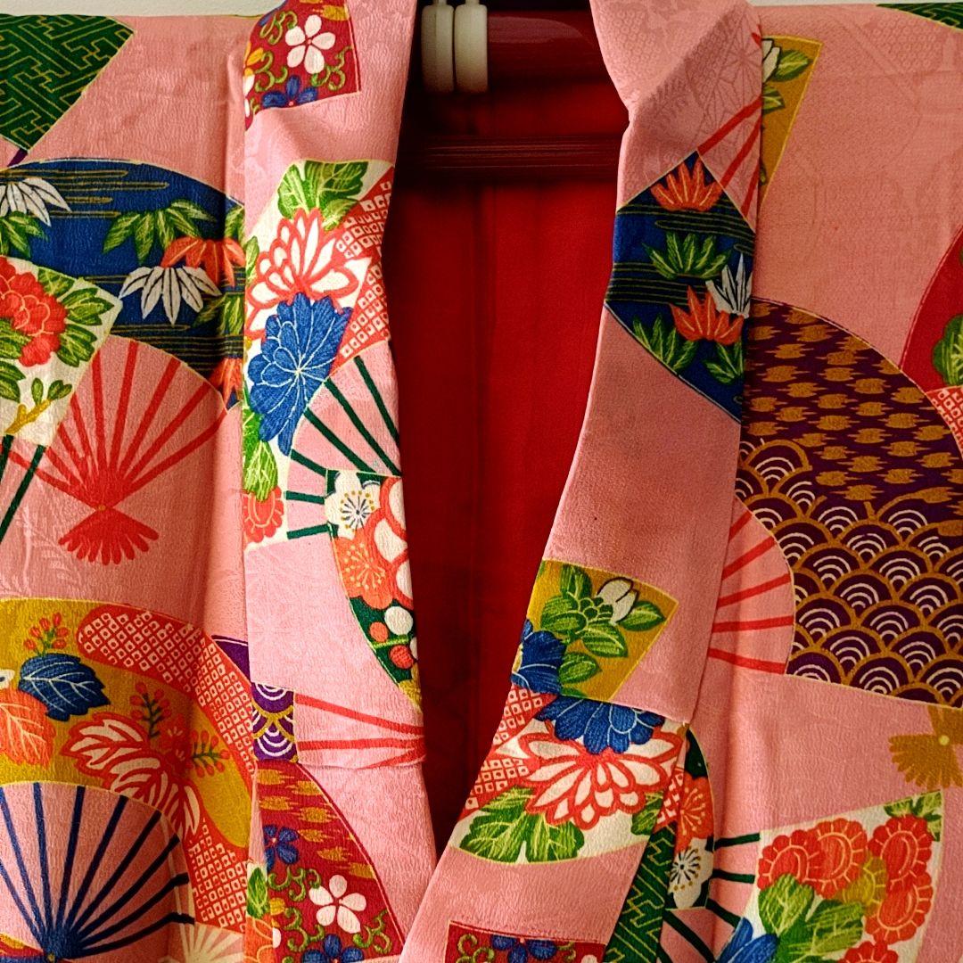 どんこ様用 希少！アンティーク子供着物 ジュニアサイズ 十三参り ハーフ成人式