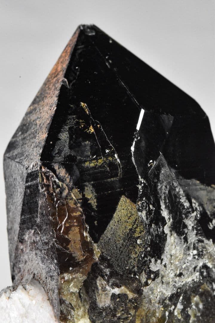 最新産出！ 岐阜県中津川市蛭川田原産 モリオンに近いスモーキークォーツ01