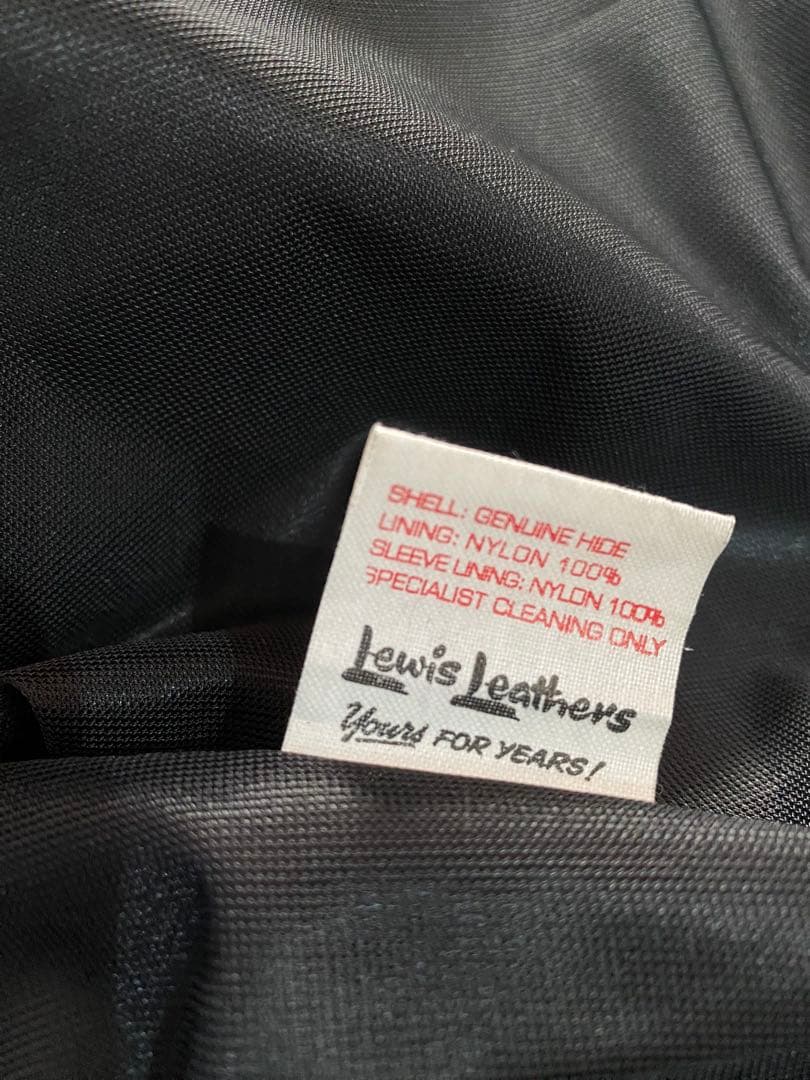 Md Tokyo Lewis Leathers ライトニング　ブラック38