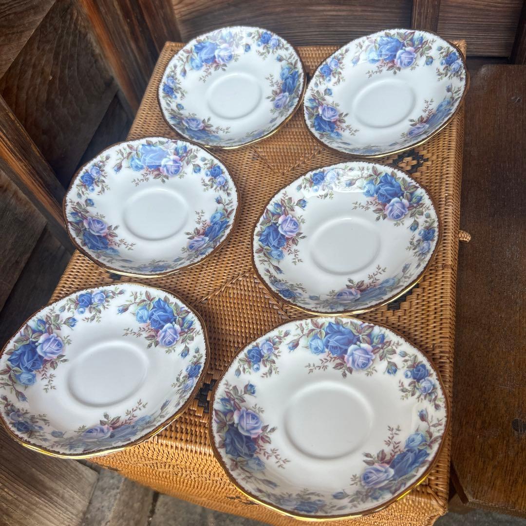 ロイヤルアルバート ムーンライトローズ 6客セット