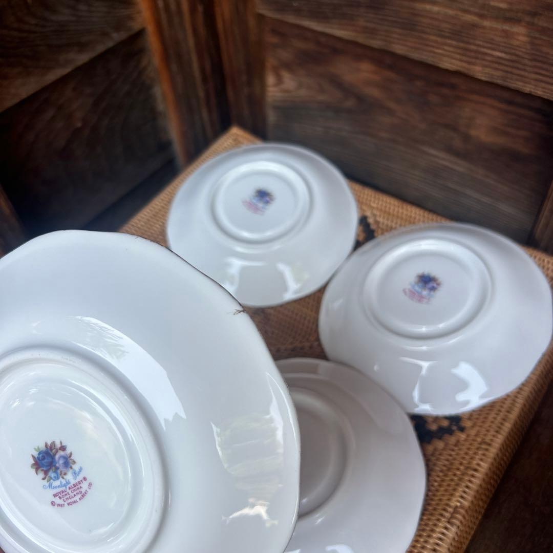 ロイヤルアルバート ムーンライトローズ 6客セット
