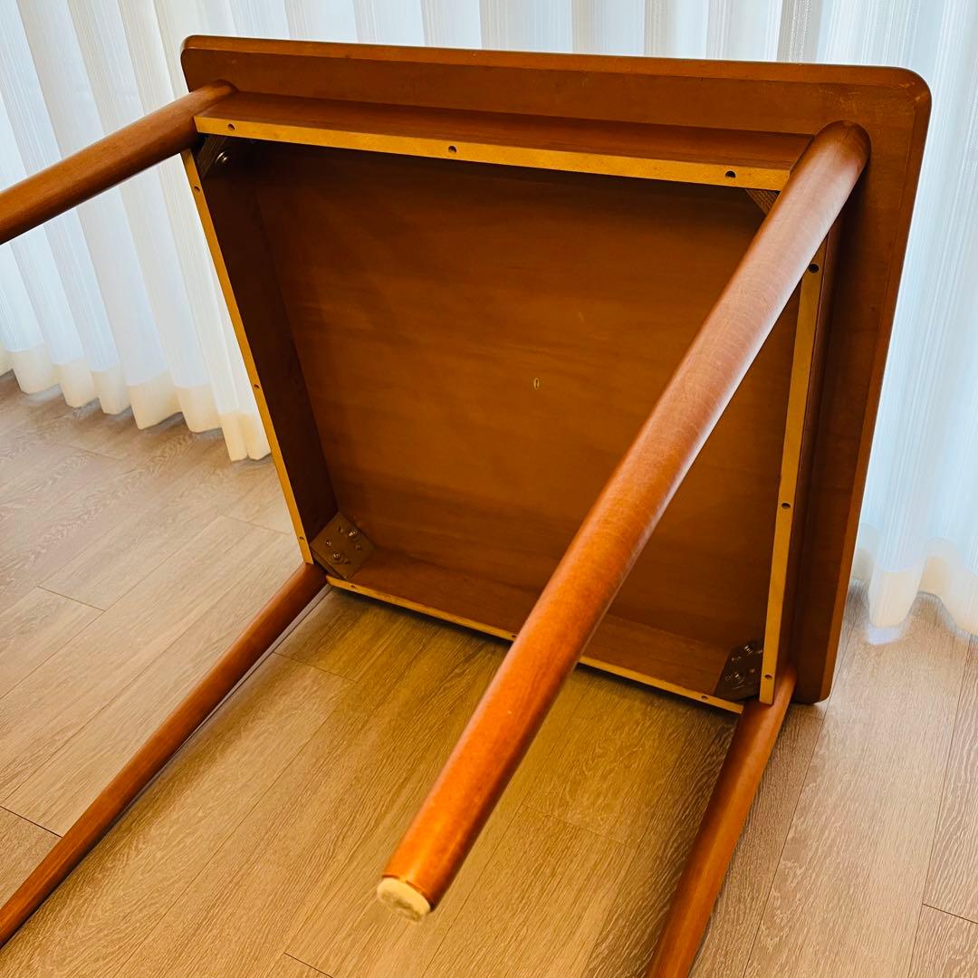 NOCE ブラウン 木製 正方形 ダイニングテーブル