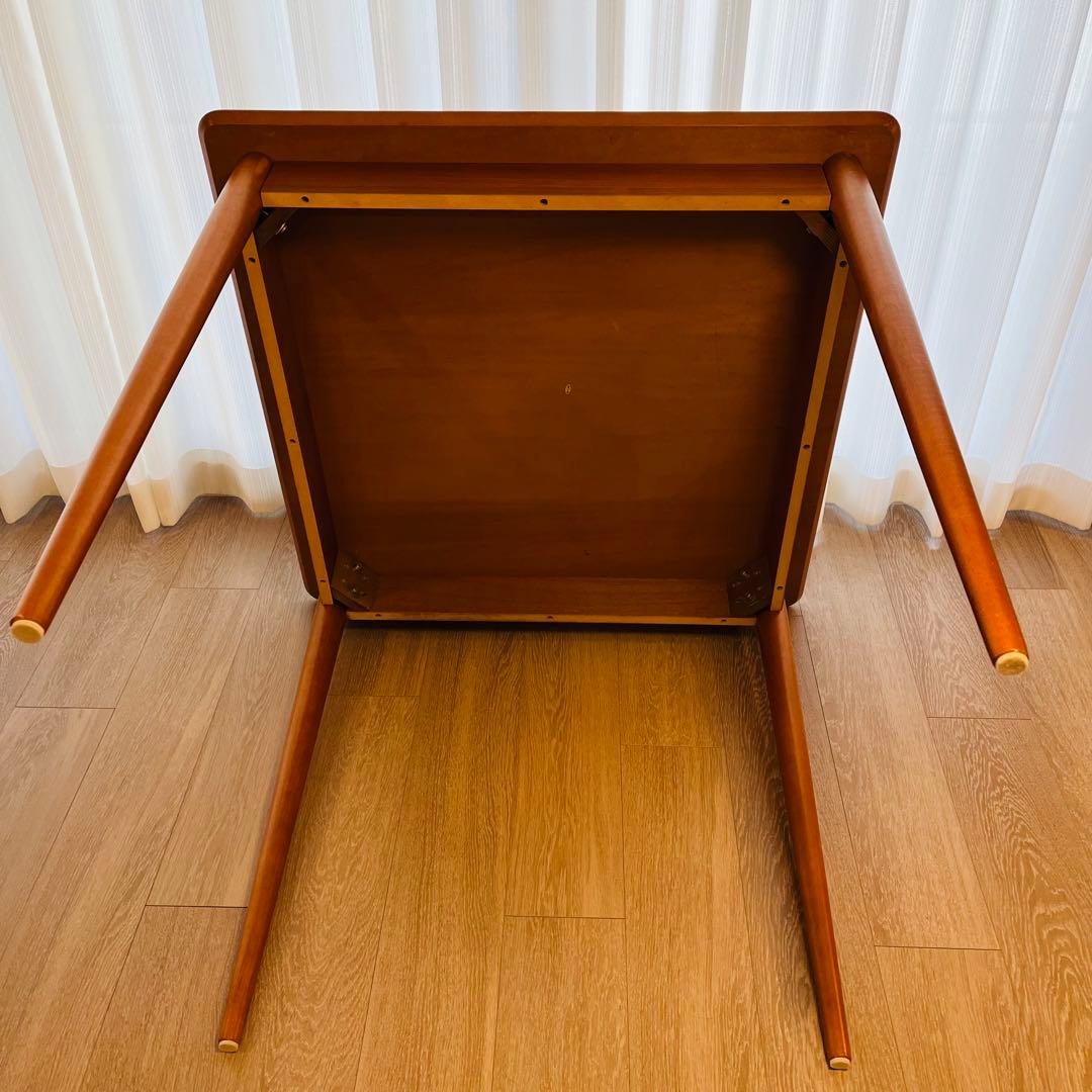 NOCE ブラウン 木製 正方形 ダイニングテーブル