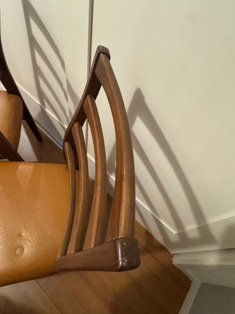 ダイニングチェア　2脚　ウォルナット　イス　ダイニング