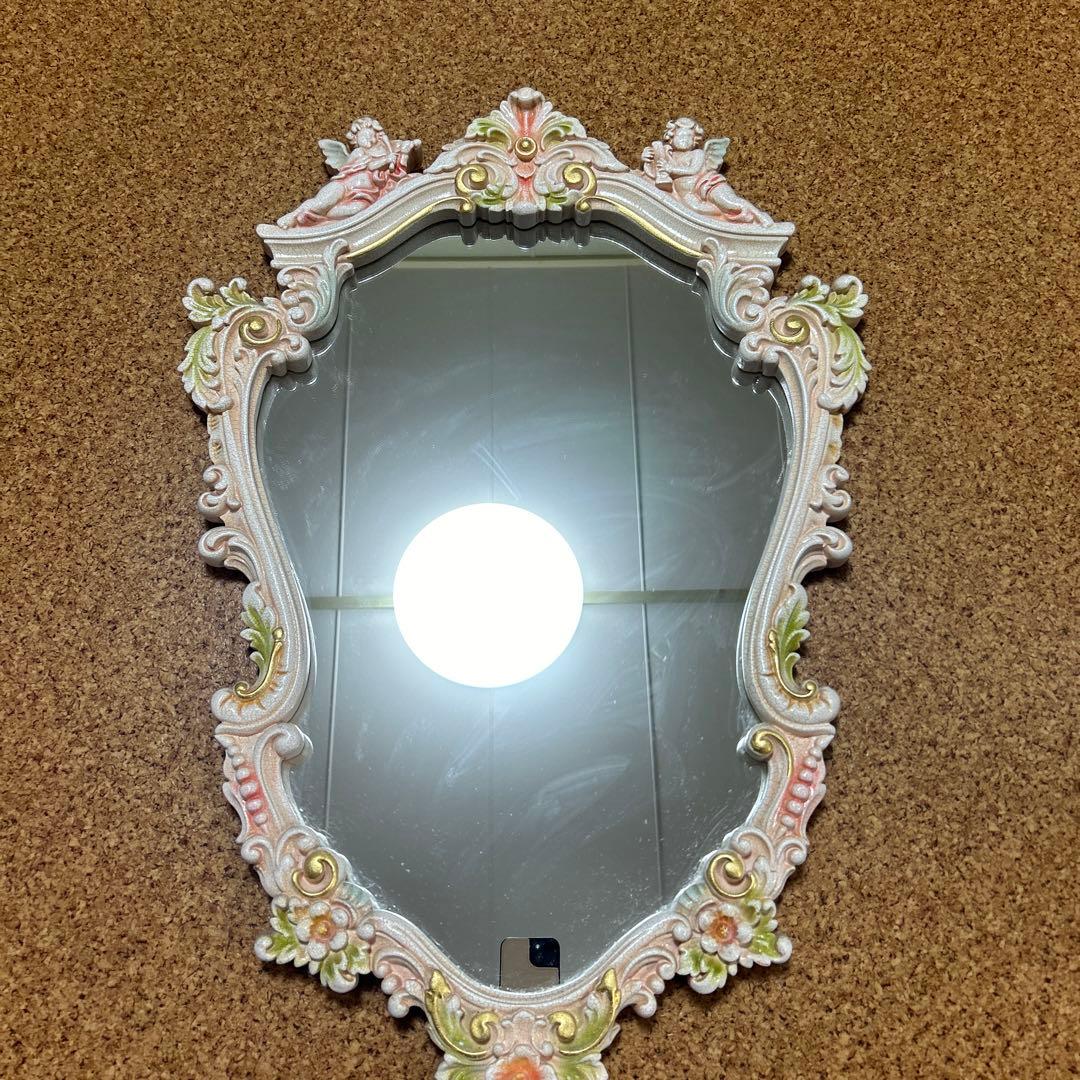 アンティーク天使の鏡壁掛け用再々値下げ❣️