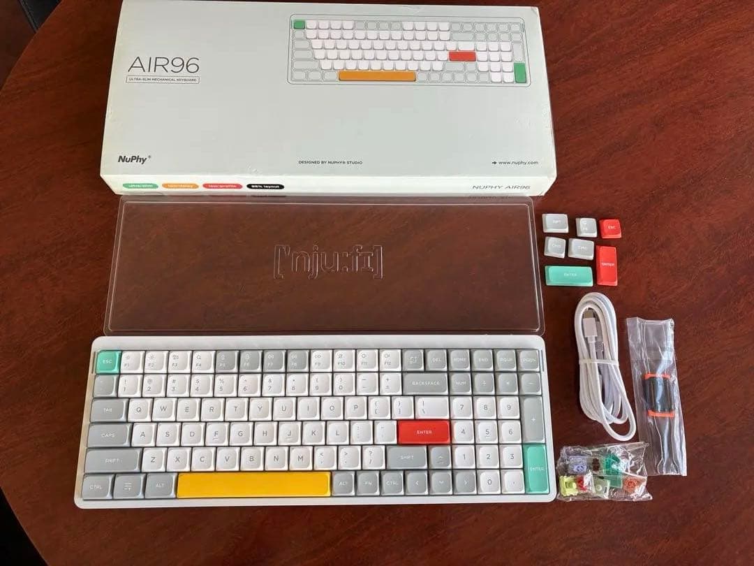 NuPhyAir96 Ionic White Wistaria基板v2換装