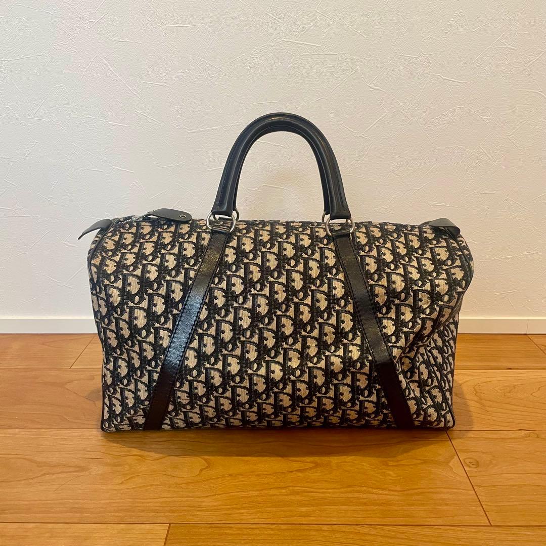 クリスチャンディオール　ディオール　トロッター ボストン　バッグ　ヴィンテージ