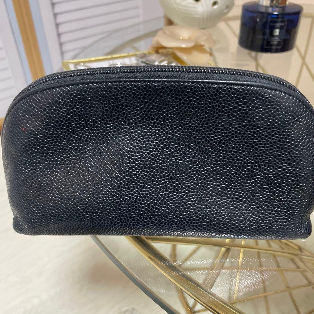 【週末限定値下げ】 CHANEL キャビアスキン ポーチ
