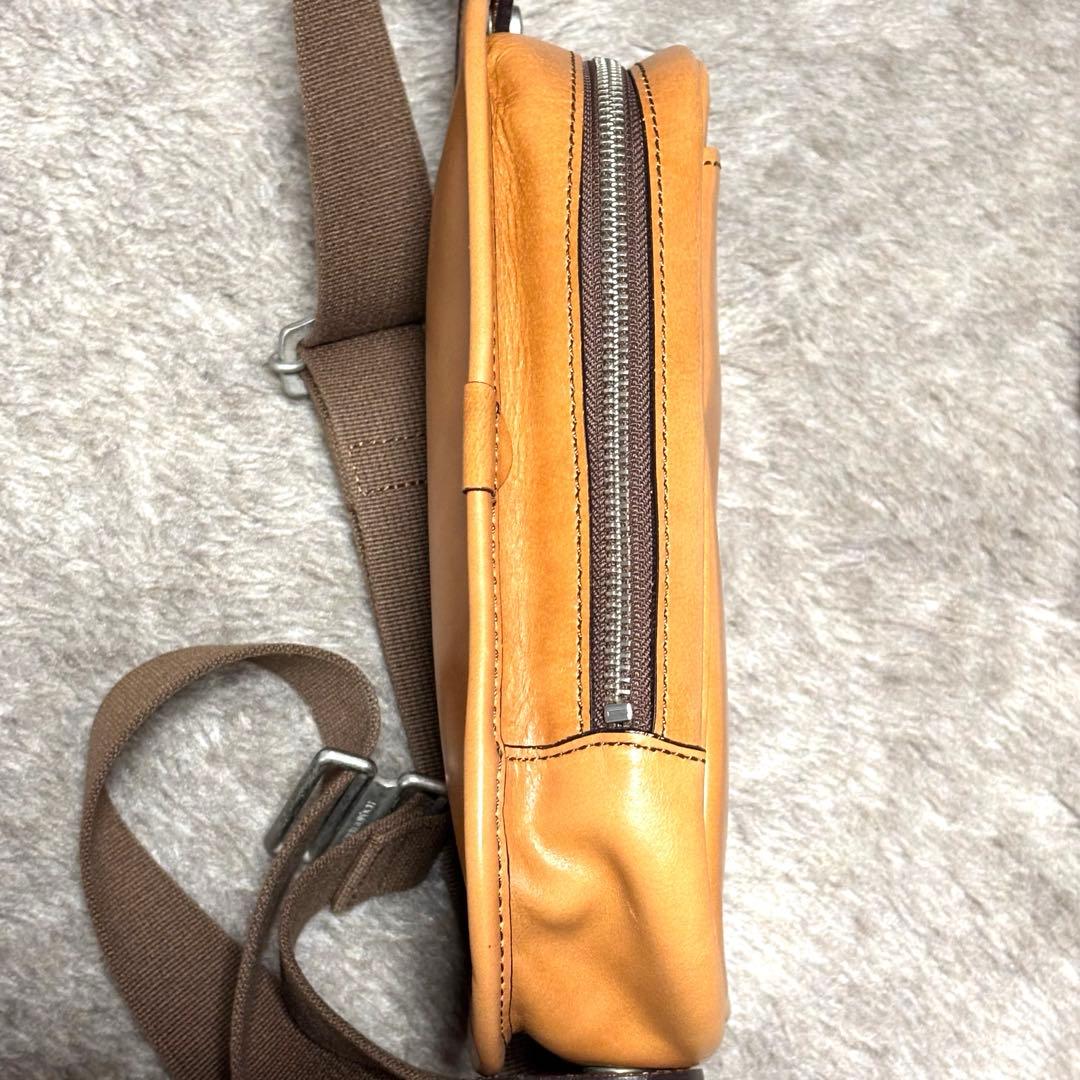 HERGO POCH エルゴポック　ボディバッグ　キャメル 保存袋あり