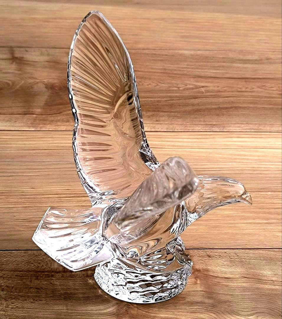 ウォーターフォード クリスタルガラス 鷲 鷹イーグル 置物