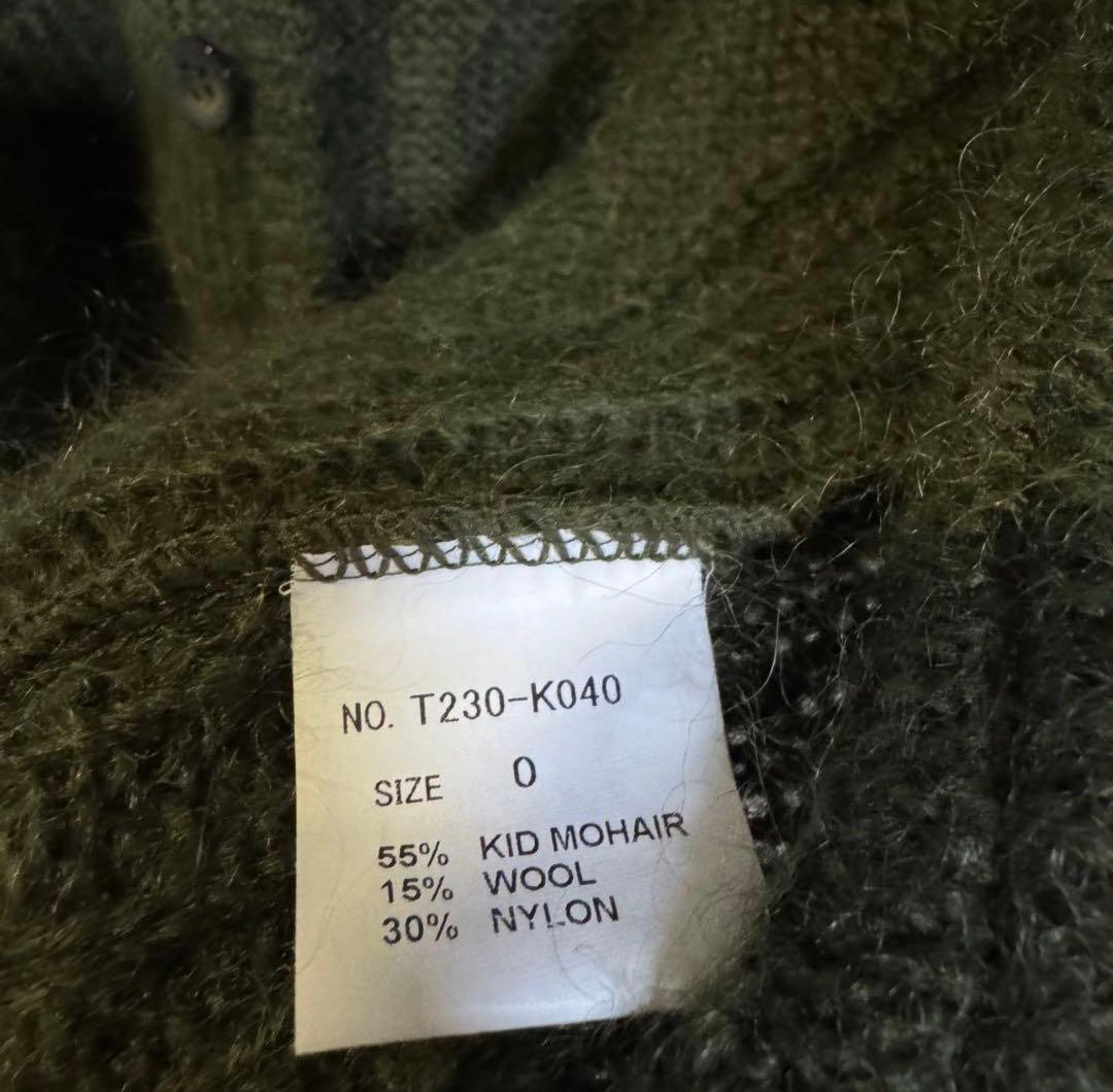 Time is on KID MOHAIR カーディガン　Size0