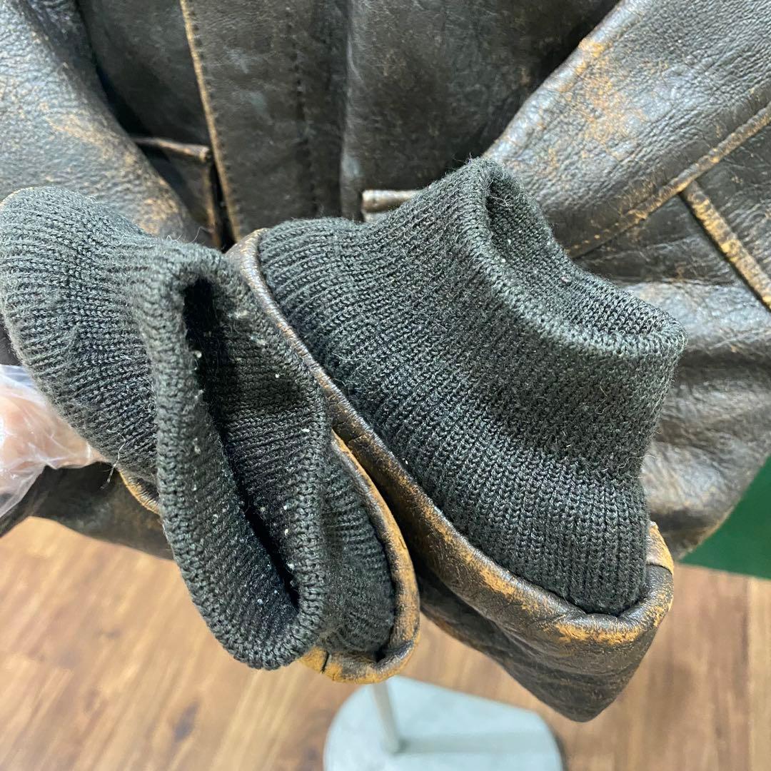 d*3様 希少 アヴィレックス レザージャケット　ピンナップガール 90s ビン