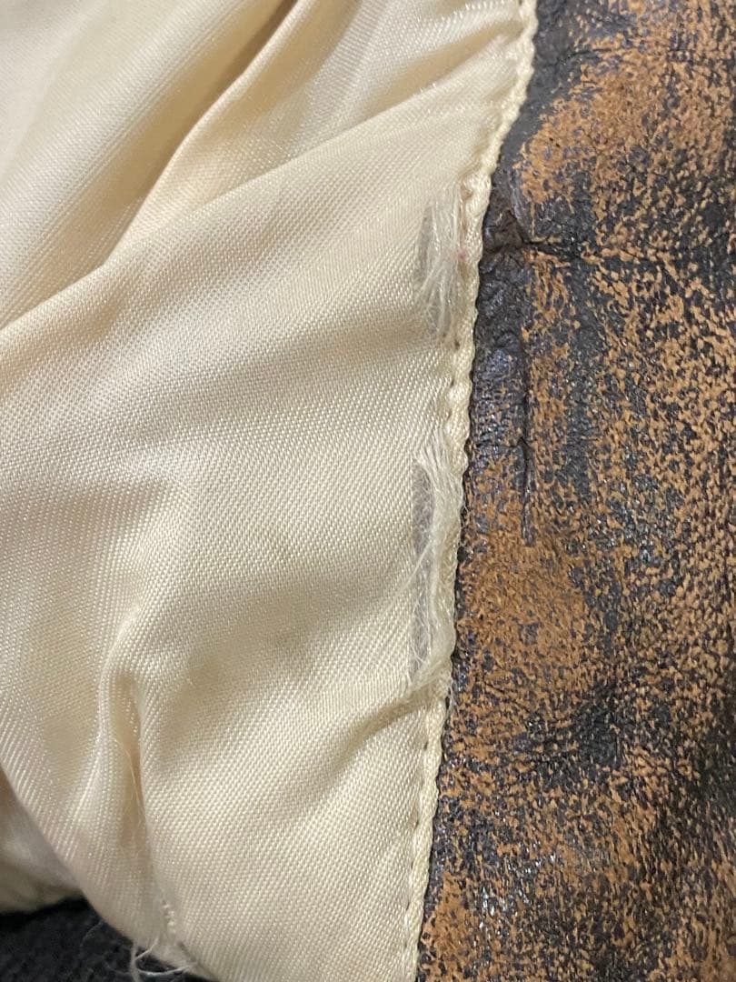 d*3様 希少 アヴィレックス レザージャケット　ピンナップガール 90s ビン