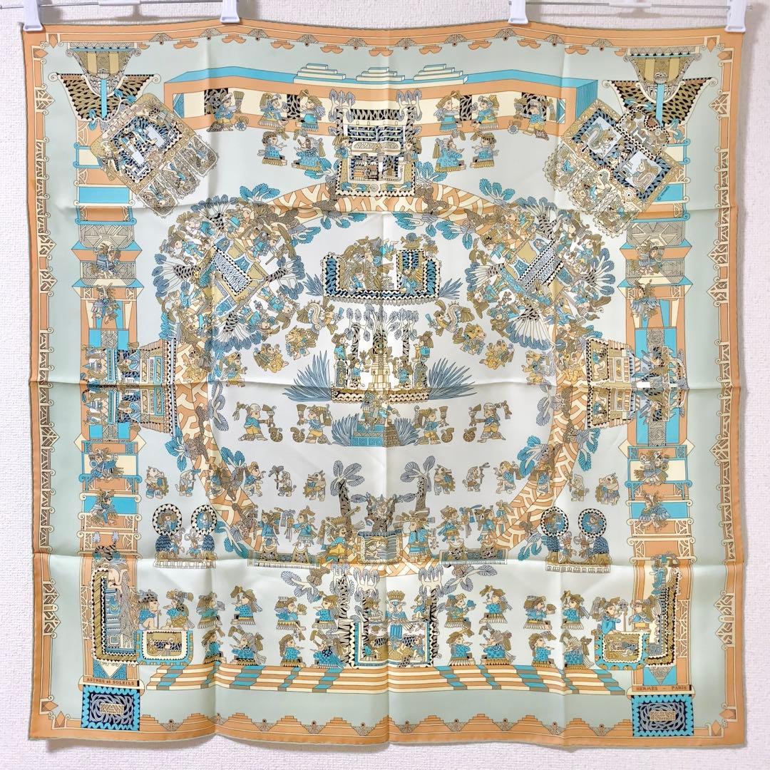 都　HERMES カレ90 天体と太陽　ASTRES et SOLEILS