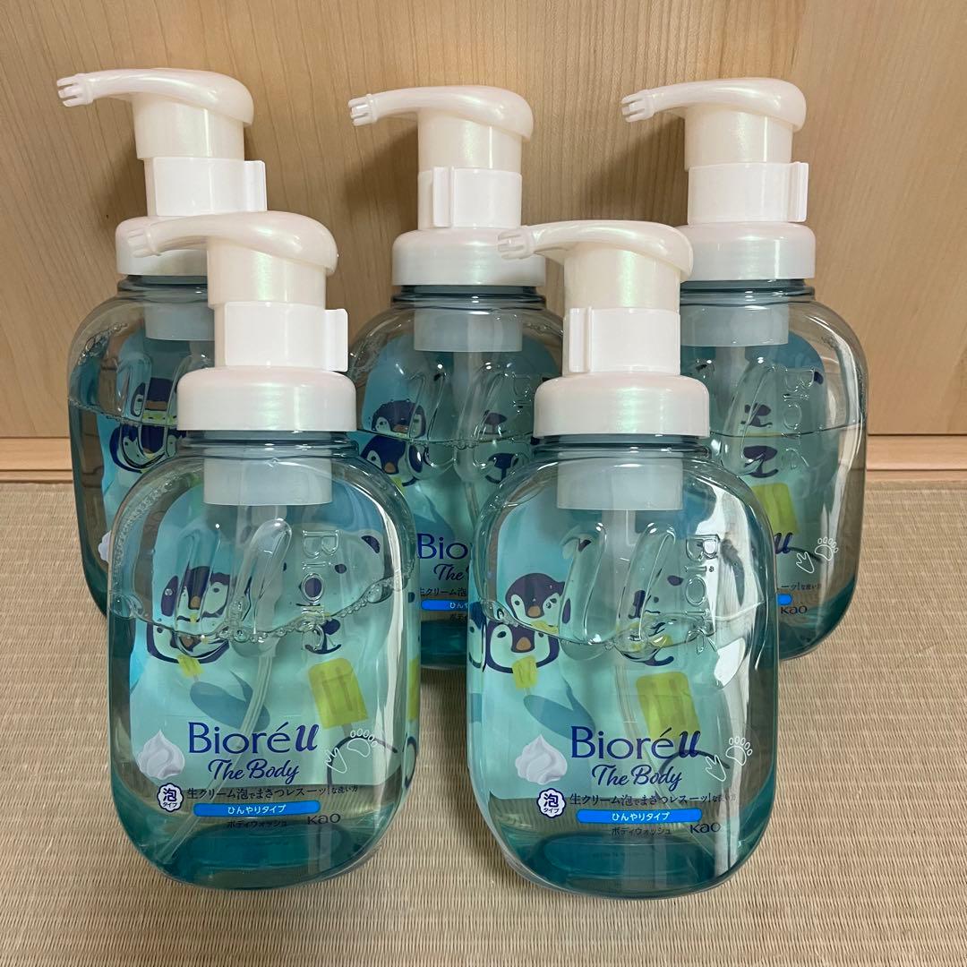 ★10本セット★ビオレu ザ ボディ 冷感 泡 ひんやりタイプ 本体&詰替セット