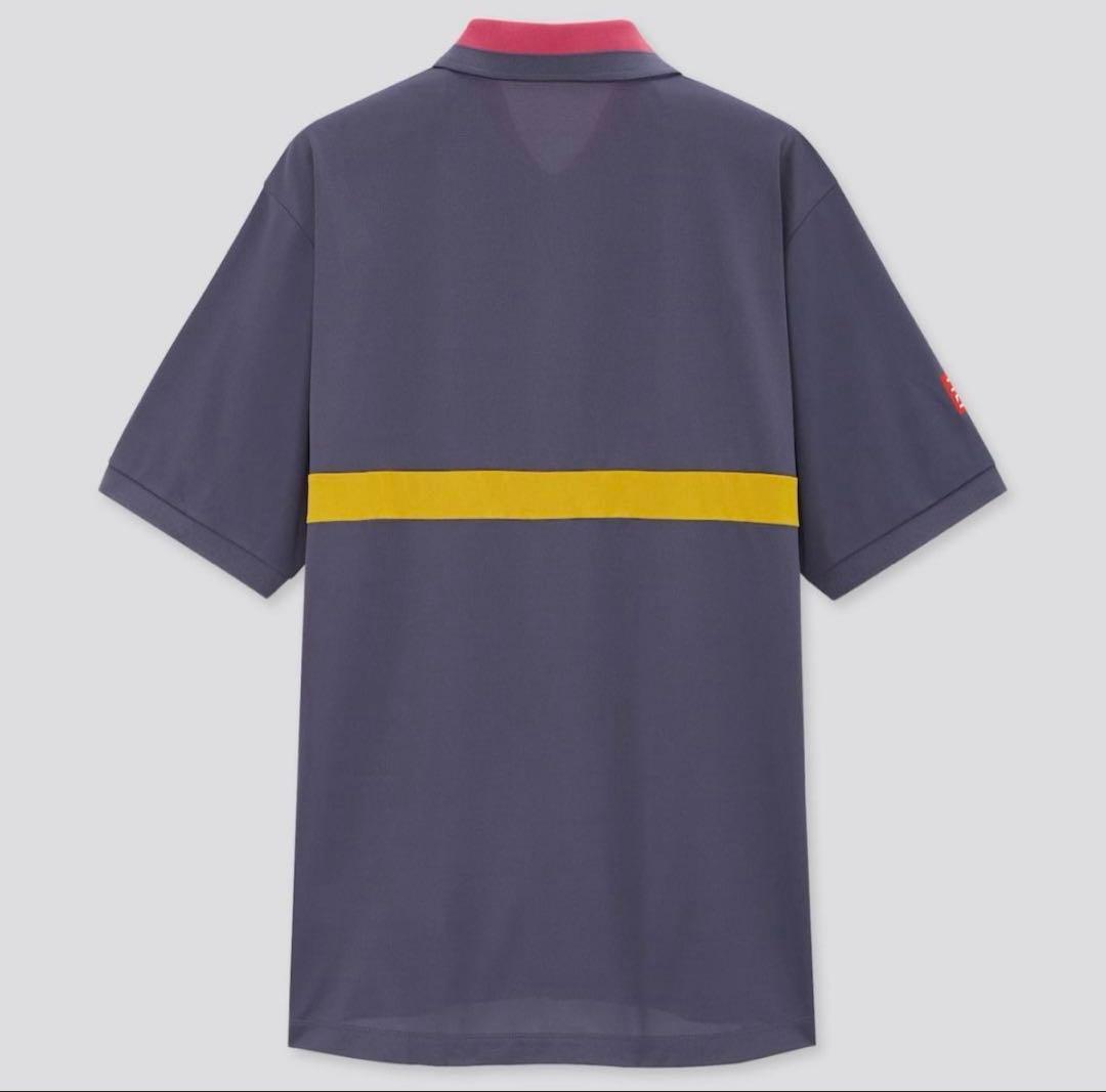 2020年全仏オープン　UNIQLO 錦織圭選手　上(M)下(S)セット(紺色)