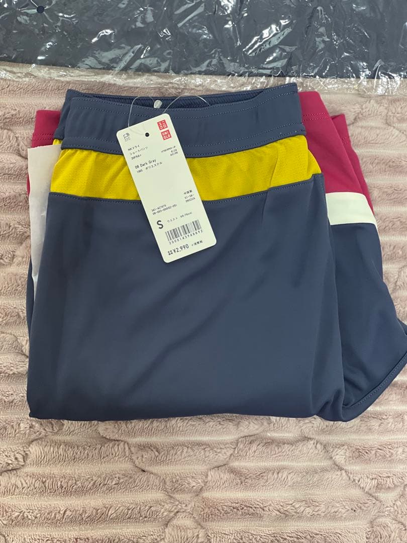 2020年全仏オープン　UNIQLO 錦織圭選手　上(M)下(S)セット(紺色)