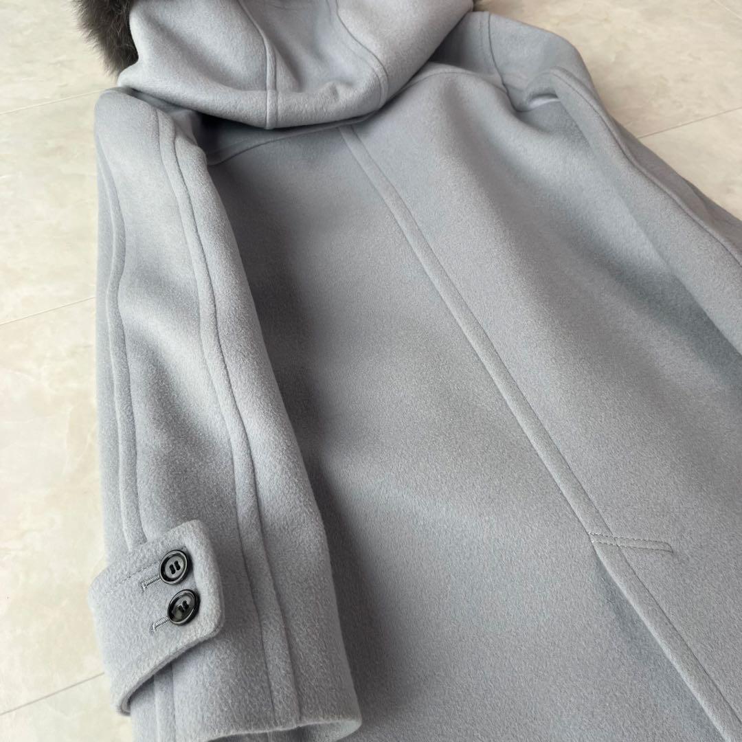 極美品✨ダイアグラム　フォックスファー付ダッフルコート 36 2way 脱着可