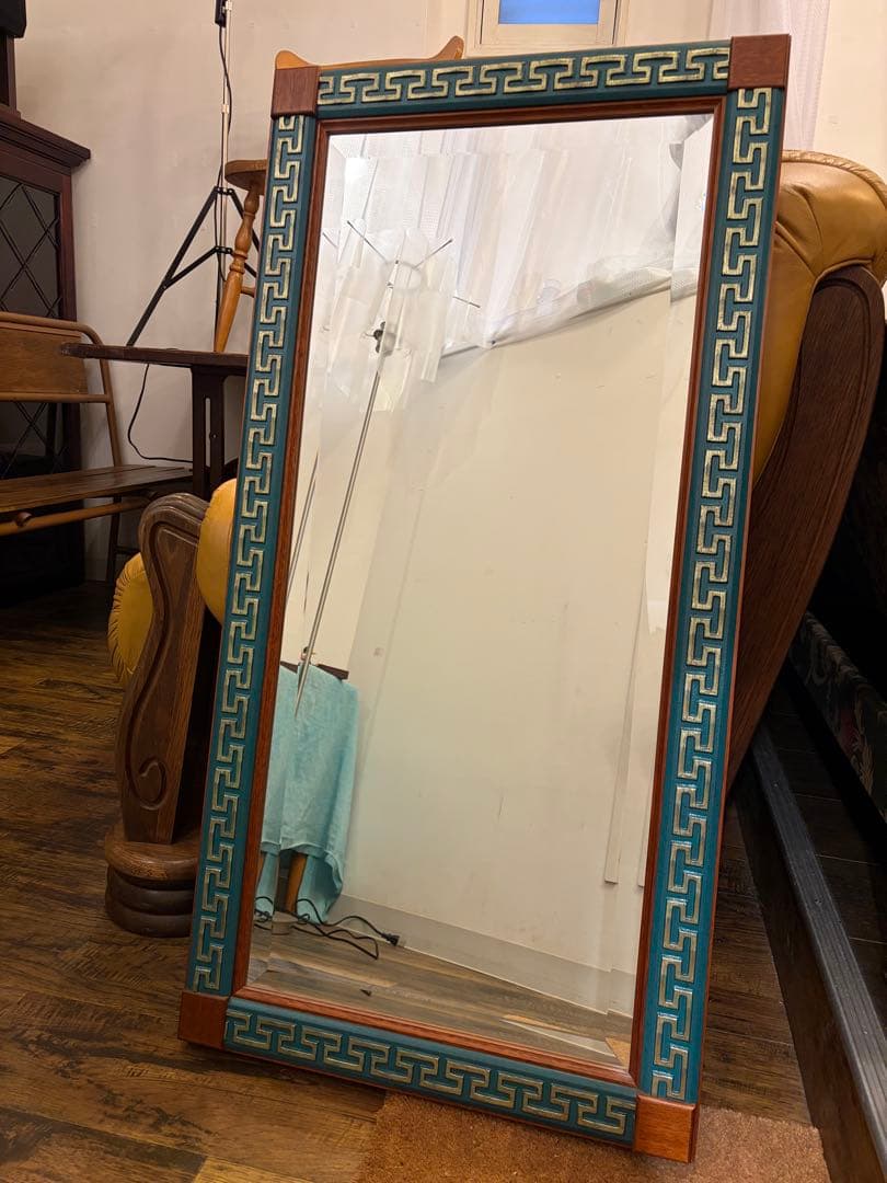 イタリア製 ヴィンテージ ウォールミラー フレームミラー アンティーク