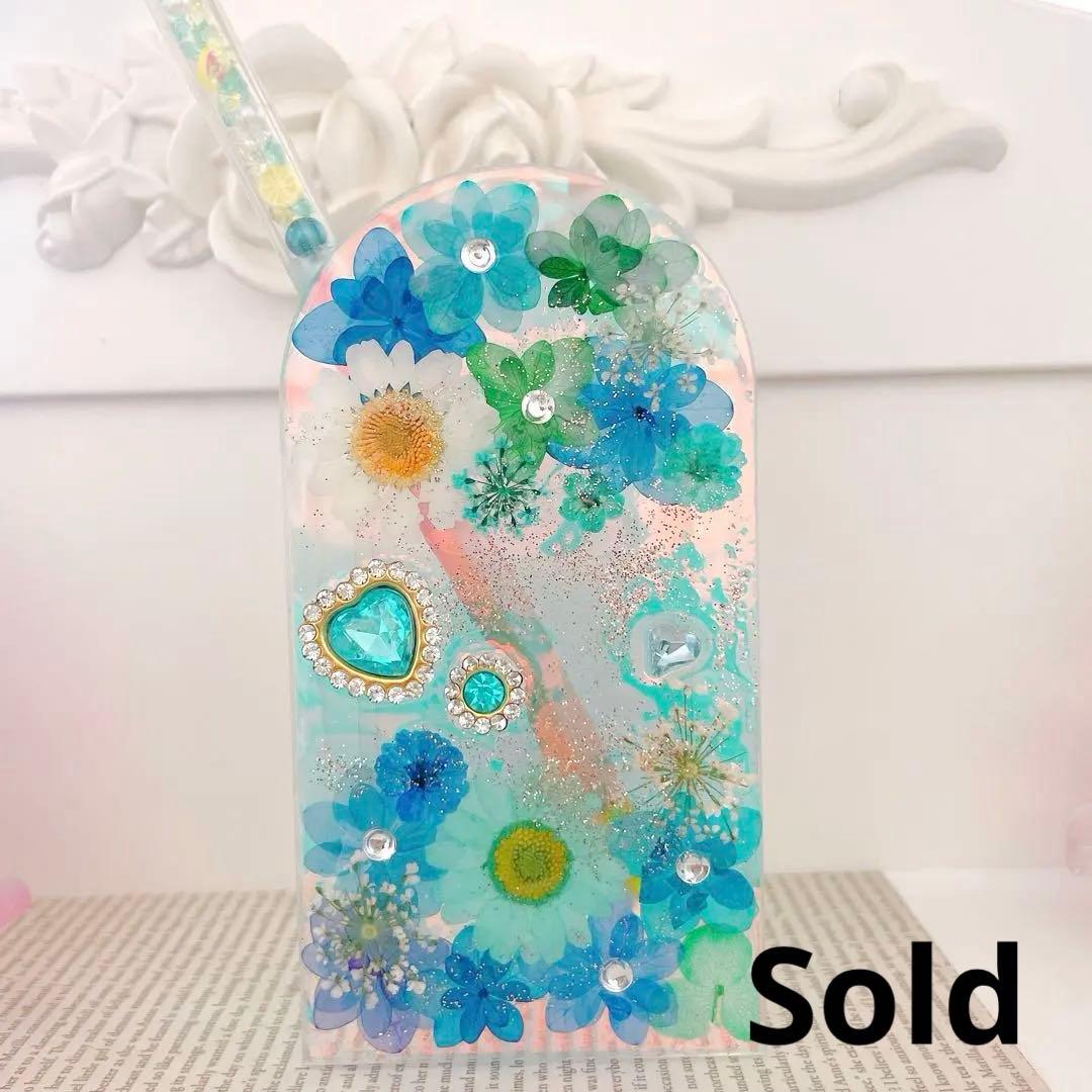 お花の入れ物　オーロラカラー