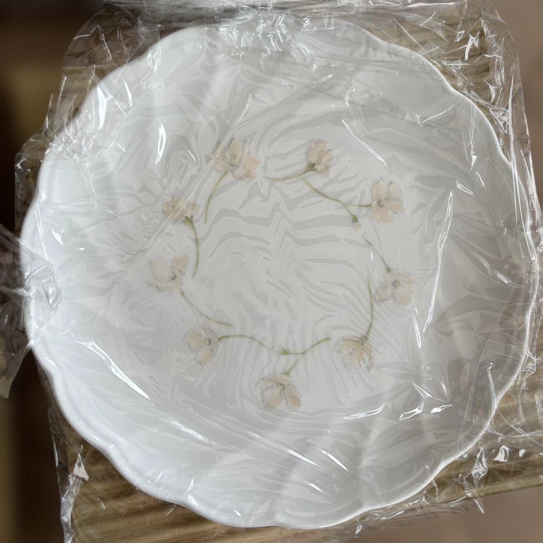 新品未使用：FLO's collection 花柄 ケーキ皿5枚セット ノリタケ