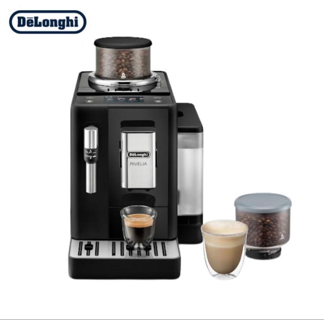 DeLonghi RIVELIA リヴェリア 全自動コーヒーメーカー ブラック