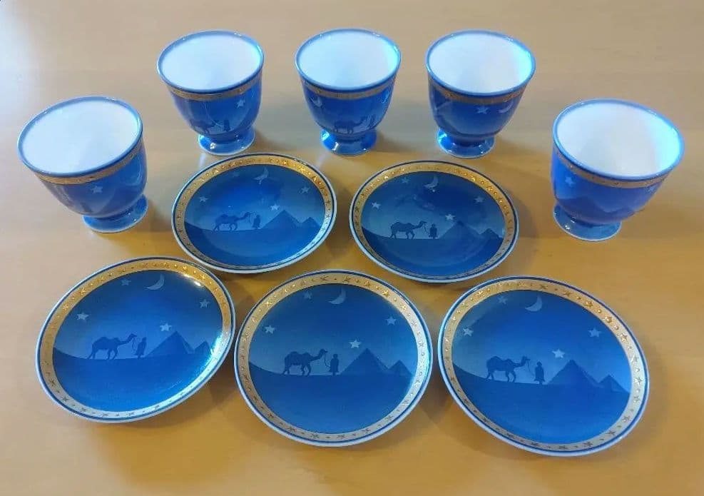 瑞陶 エジプトロマンパーティー 5客セット