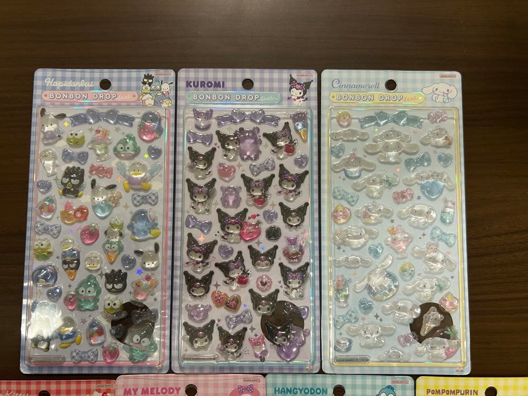 【正規品】ボンボンドロップシール　第2弾　サンリオ　7枚セット
