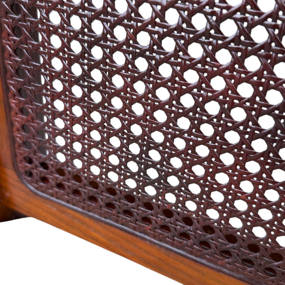 HR685 ラタン　籐　三越ブルージュ　三越家具　チェア　椅子