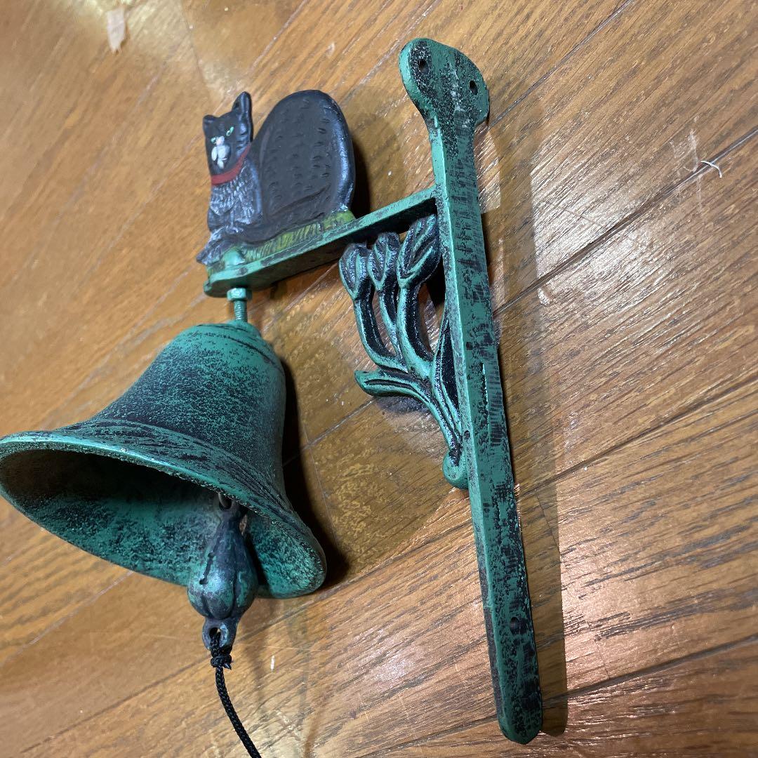 真鍮製ガーデンベル　玄関ベル　ネジ付