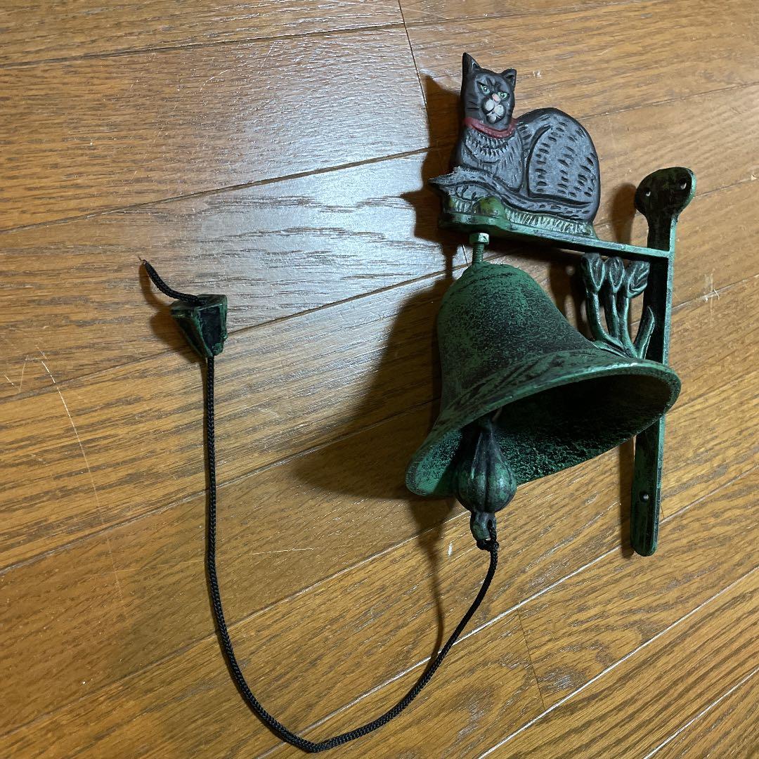 真鍮製ガーデンベル　玄関ベル　ネジ付