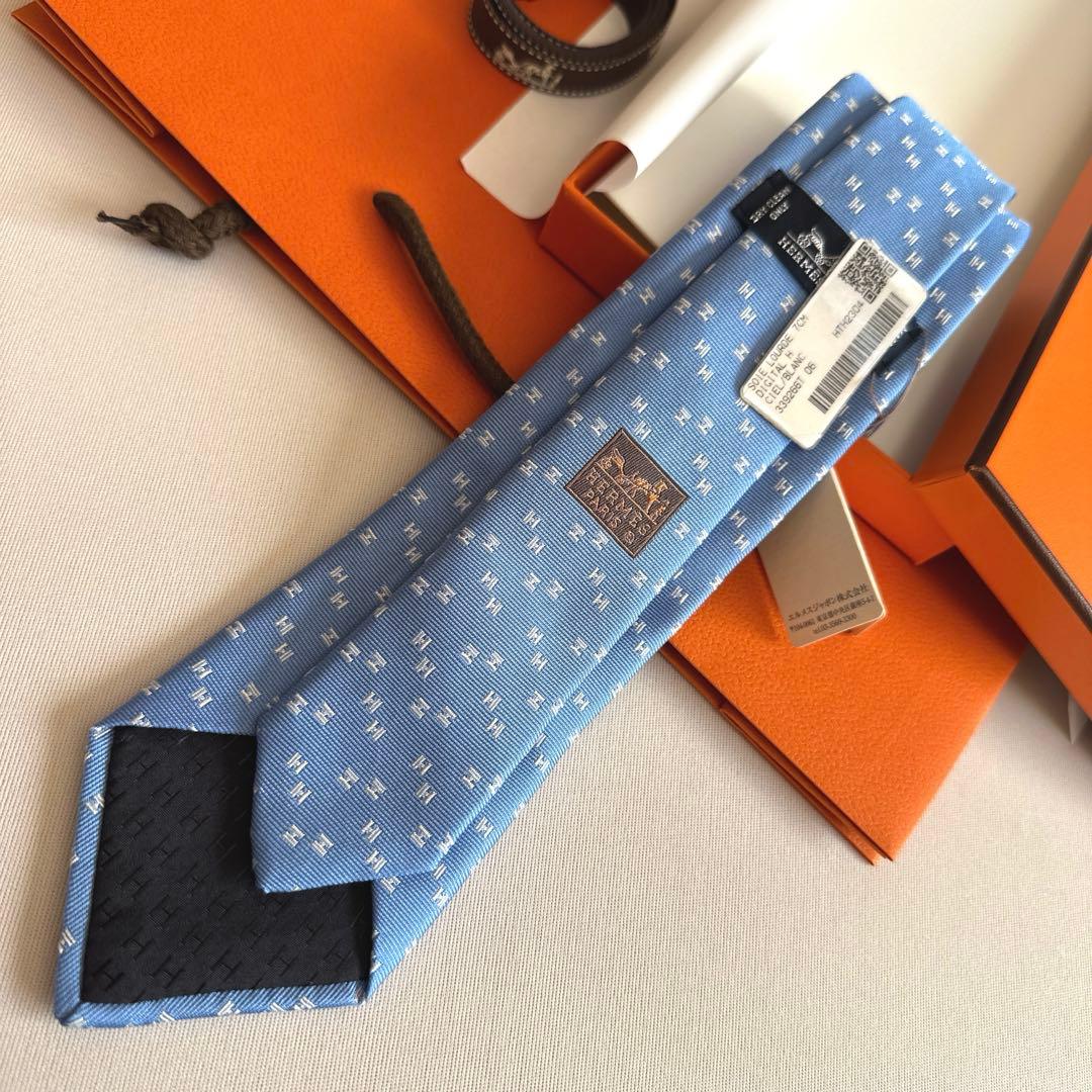 エルメス ネクタイ《デジタルH》新品 未使用