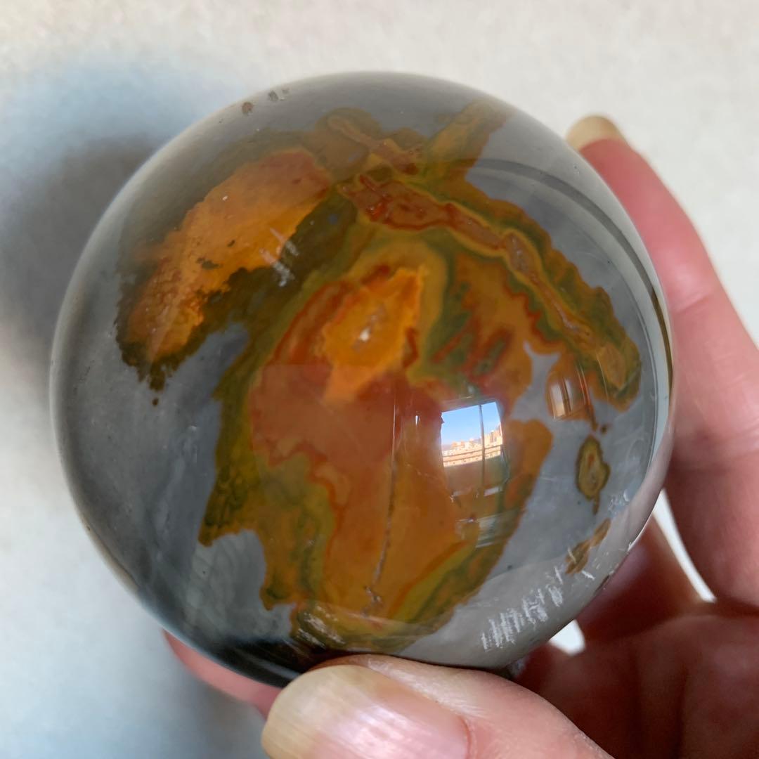 激レア！マダガスカルオーシャンジャスパー大玉70.1mm まるで絵画のよう♡