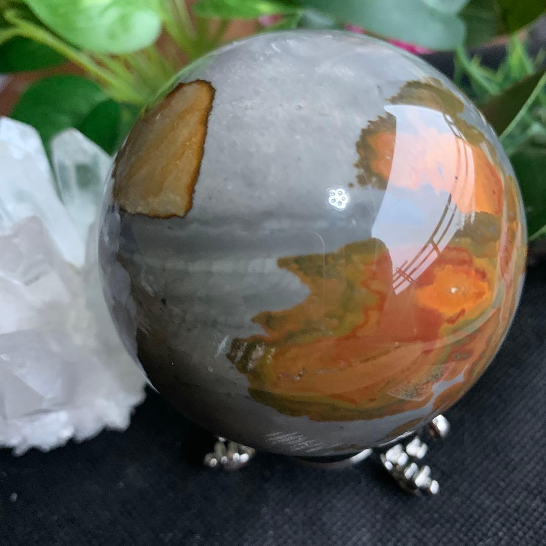 激レア！マダガスカルオーシャンジャスパー大玉70.1mm まるで絵画のよう♡