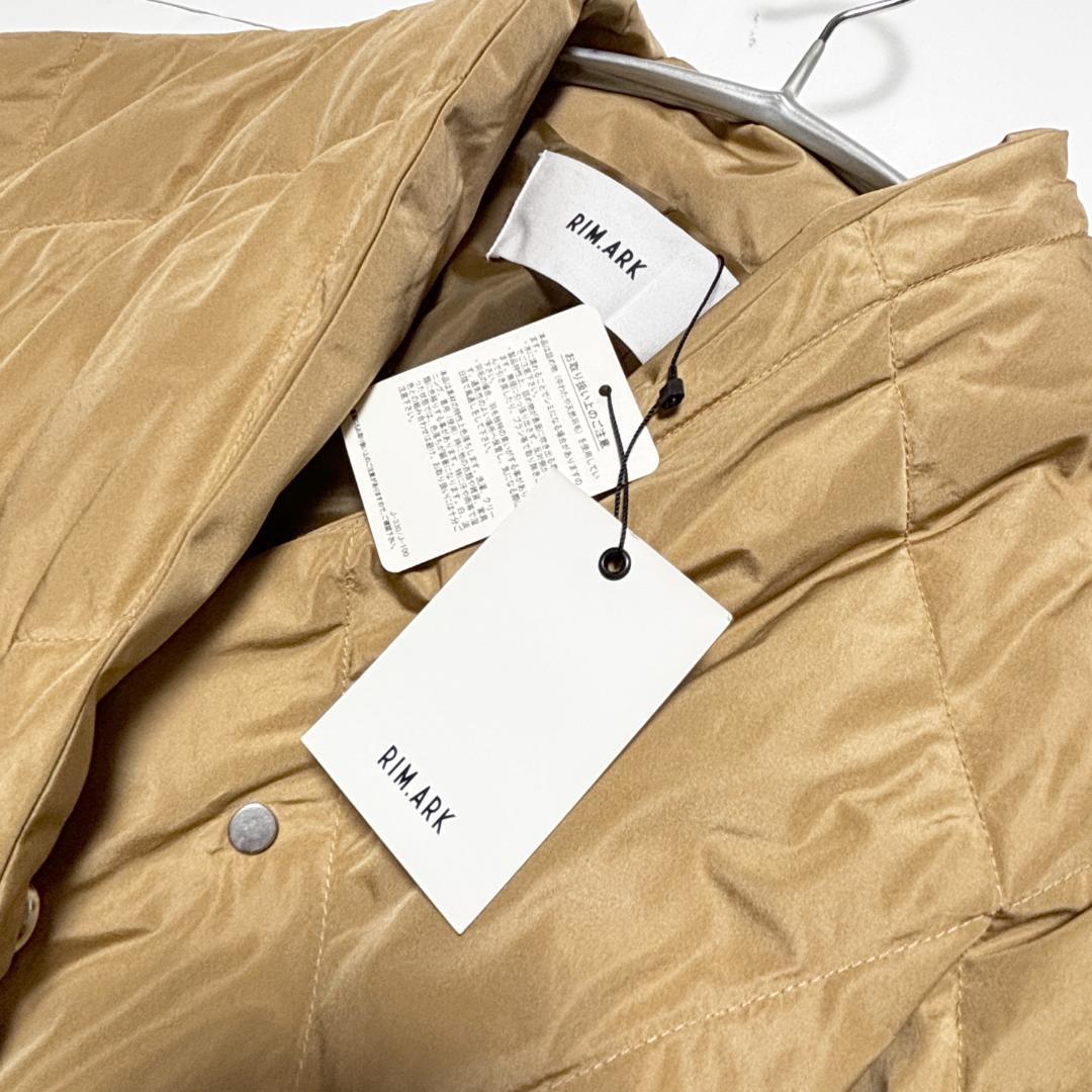 新品【RIM.ARK リムアーク】スタイルアップ ドルマン ダウンコート 36