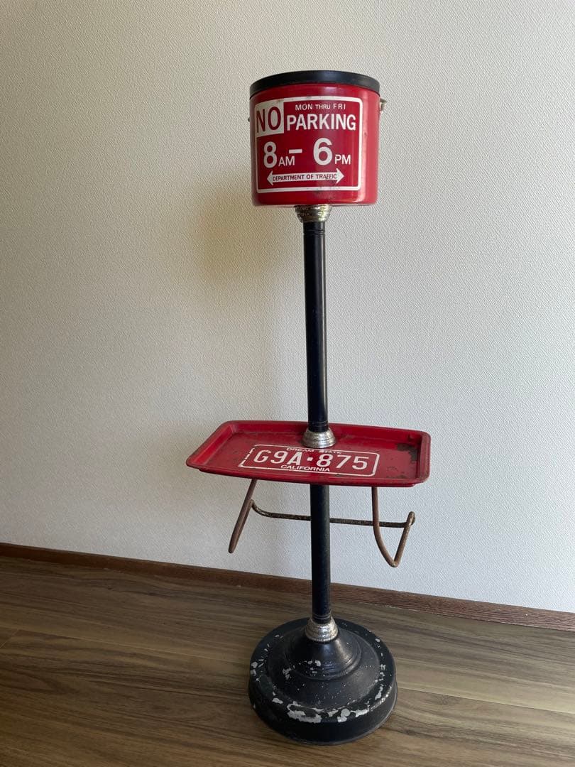 昭和レトロ　スタンド灰皿　アメリカン　おしゃれ　ヤレ　アンティーク　ビンテージ