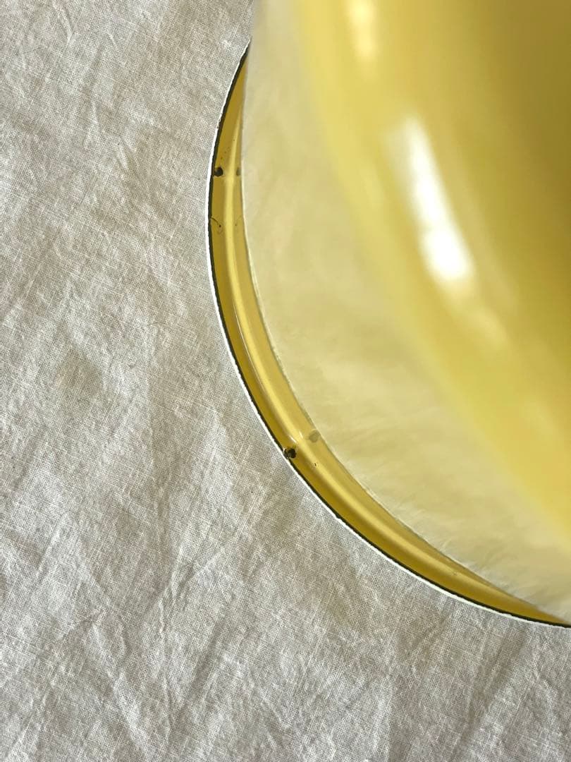 マーガレットハウエル限定 野田琺瑯 イエロー 丸形ラウンド 米びつサイズ