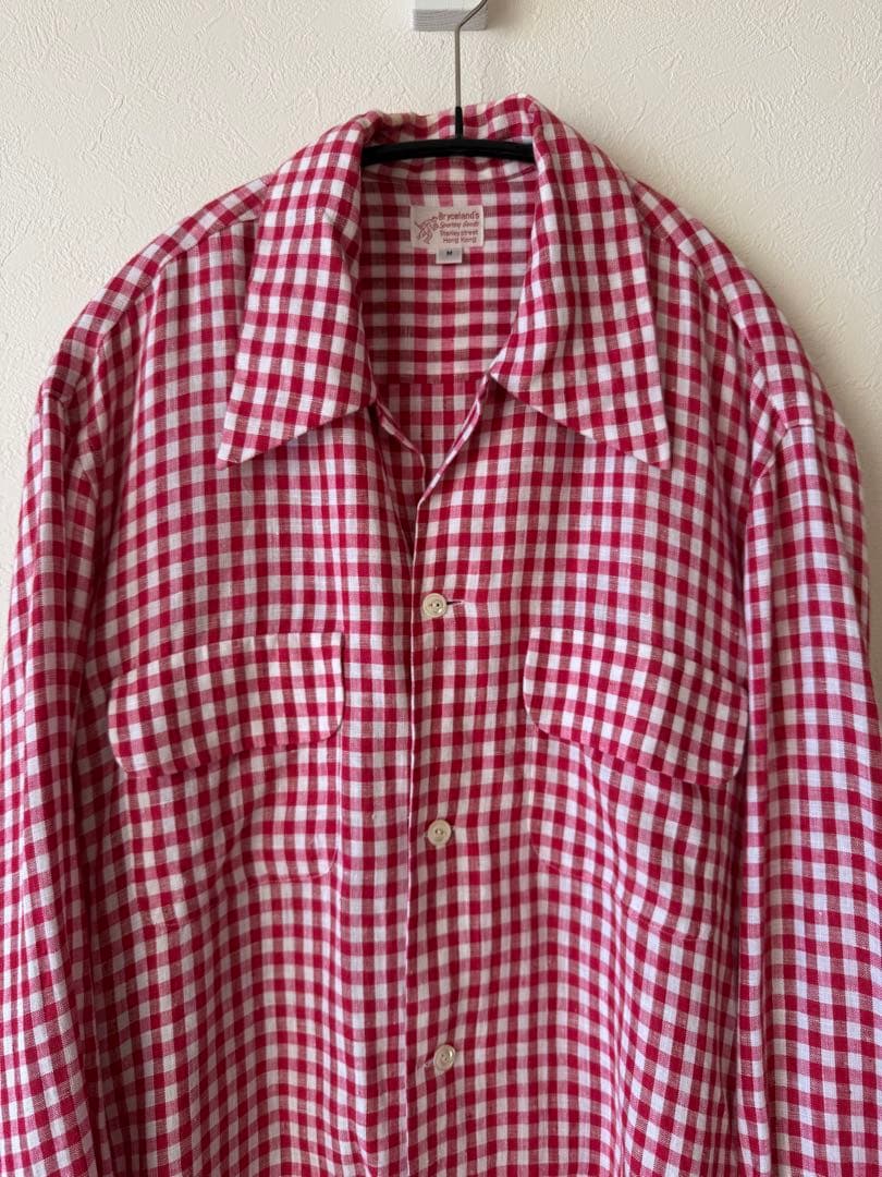 Bryceland’s ブライスランズ　スポーツシャツ(開襟シャツ)リネン