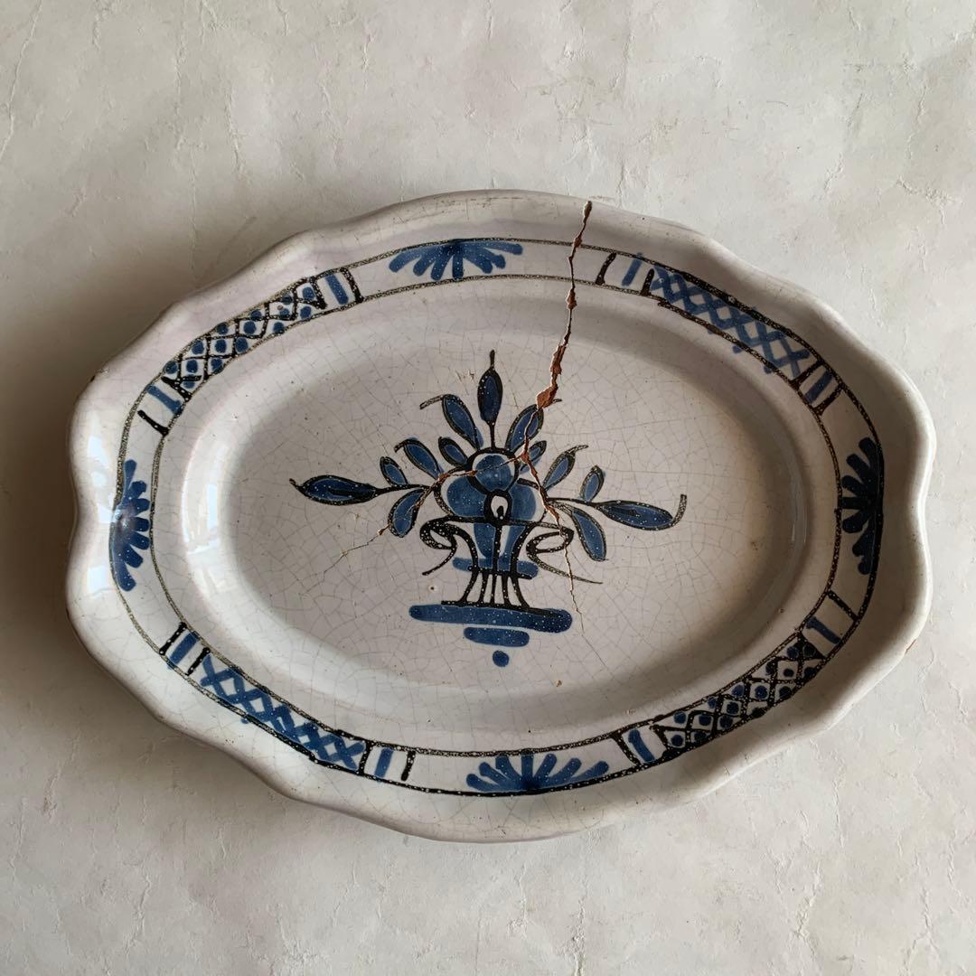 アンティーク　キュノワール皿