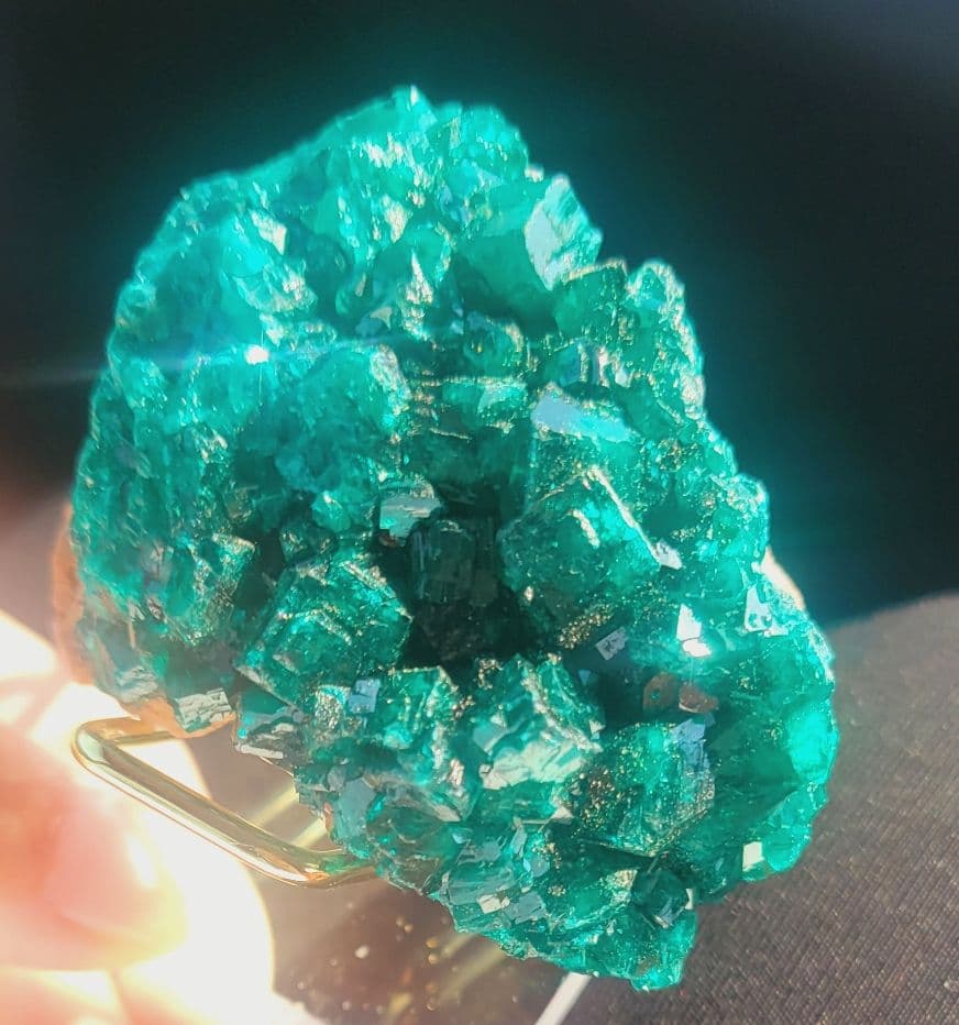 宝石質　キラキラ　ダイオプテーズ 翠銅鉱 原石 天然石 鉱物 パワーストーン