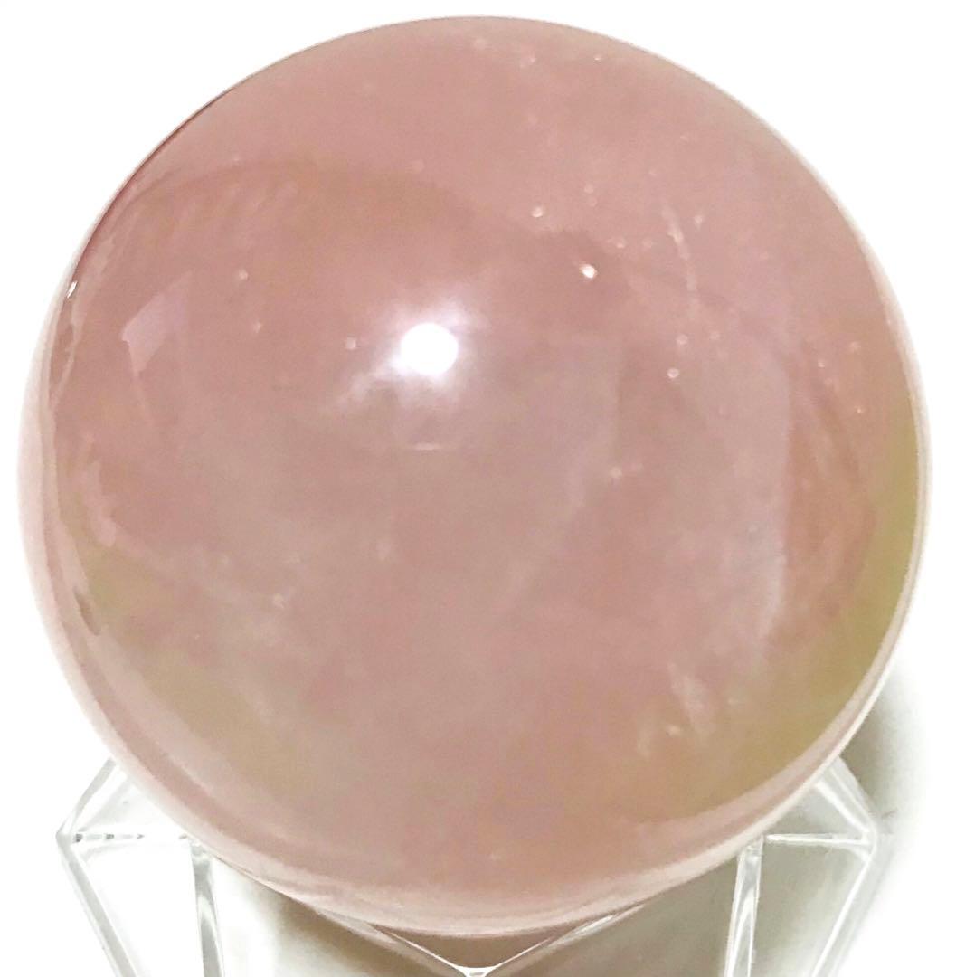 天然石　スター　ローズクォーツ　スフィア