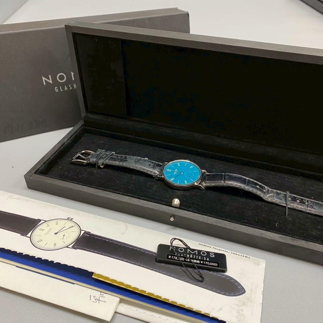 貴重 稼働 NOMOS ノモス カラータンジェント ターコイズ 日本限定 30本